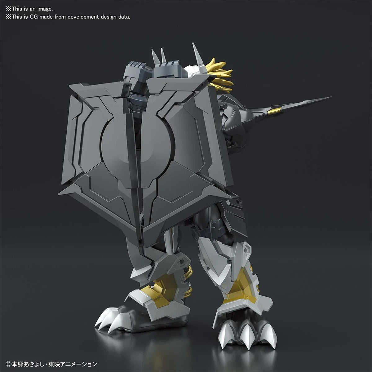 Digimon Black Wargreymon Amplified Figure-Rise Standard Model Kit