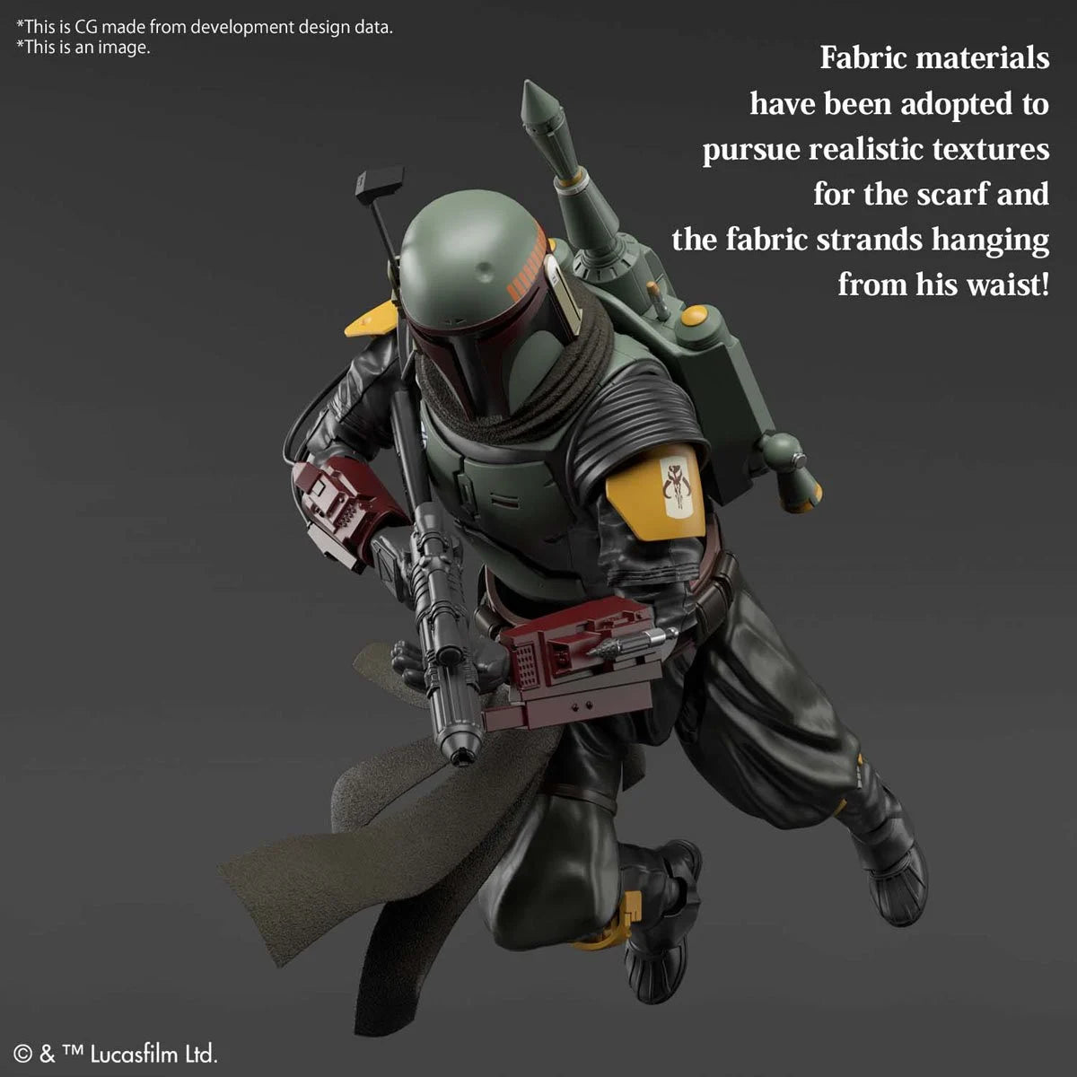 Star Wars: The Mandalorian Boba Fett 1:12 Scale Model Kit