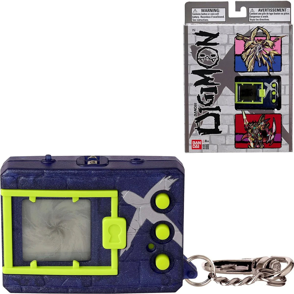 Digimon X Metallic Navy and Silver Electronic Game